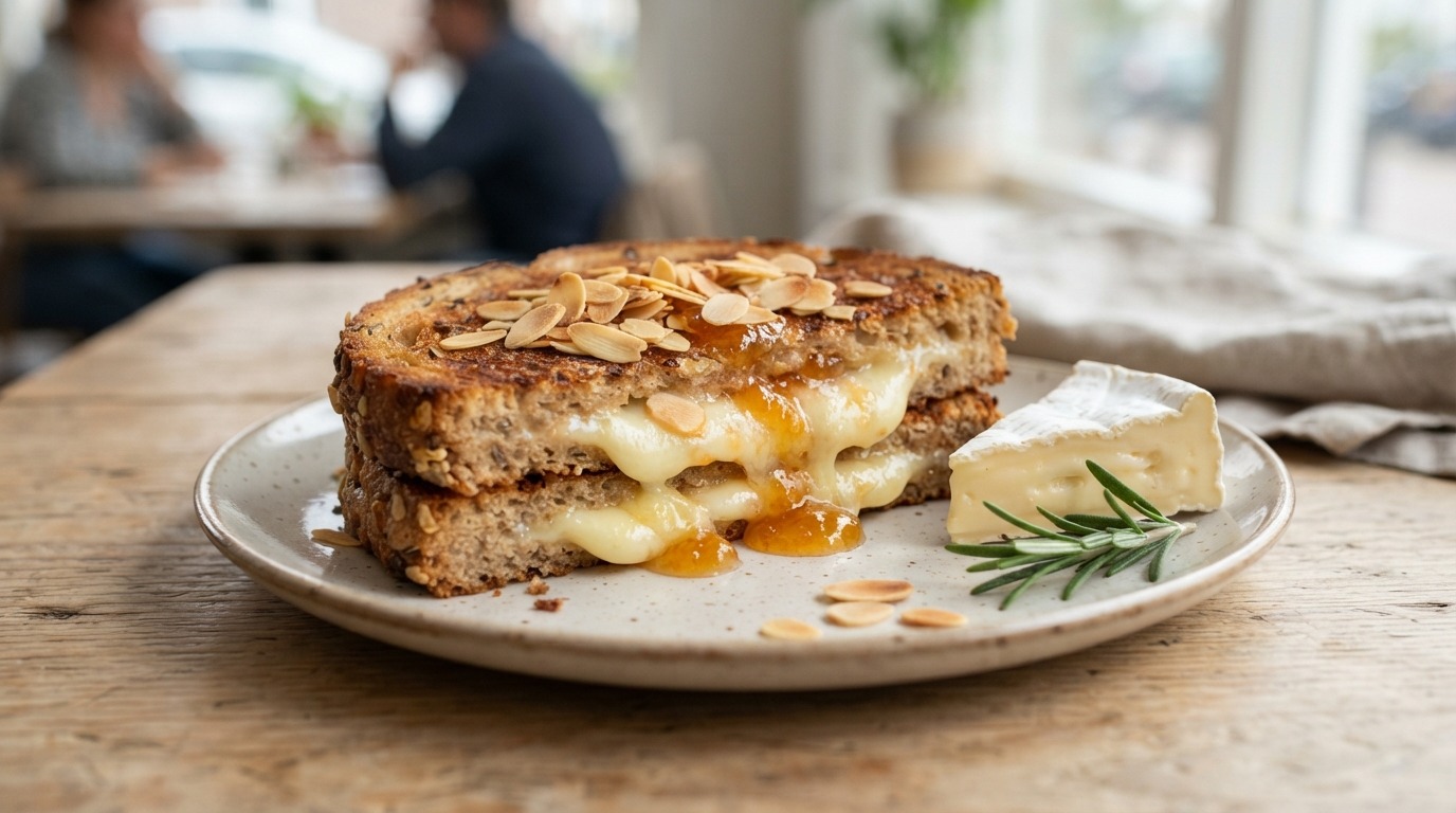 Tosti met Abrikozenjam en Brie