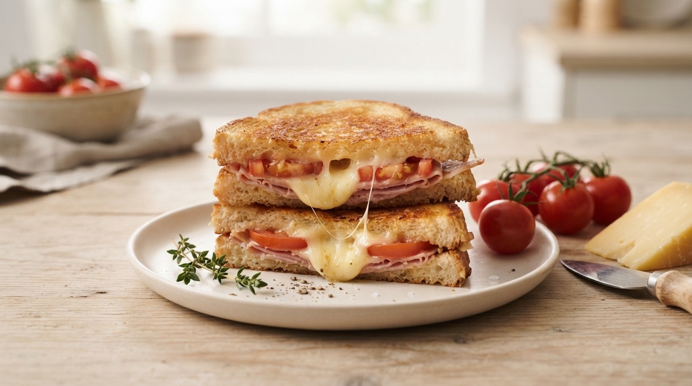 Tosti Tomaat-ham-kaas