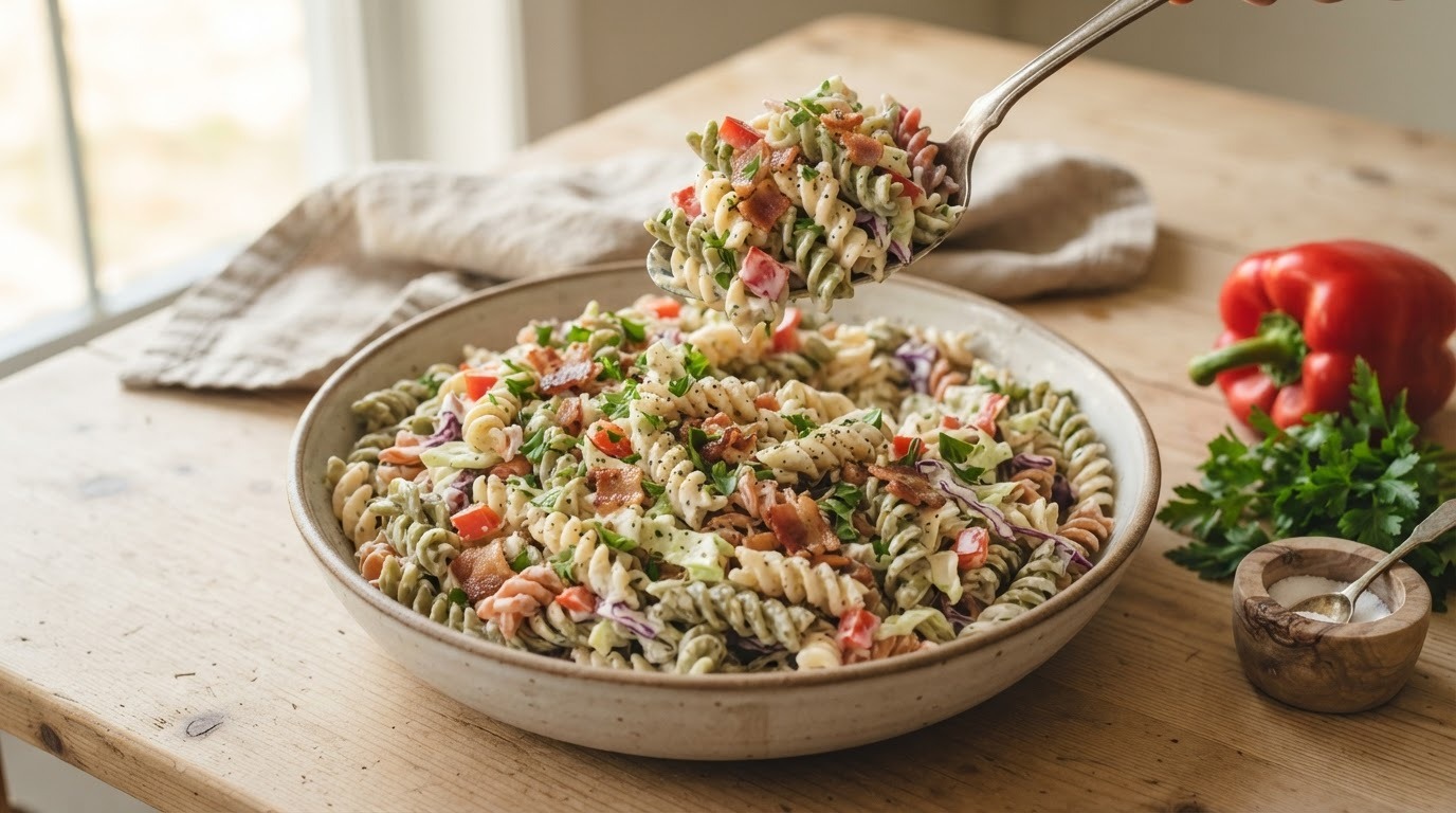 Tricolore Pastasalade