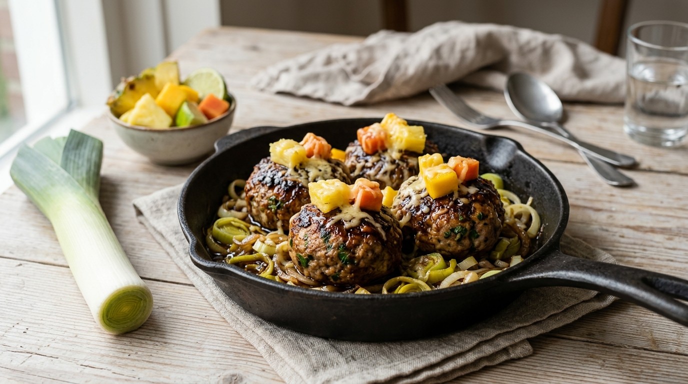 Tropische Gehaktbal a la Mork recept Tropische Gehaktbal a la Mork recept