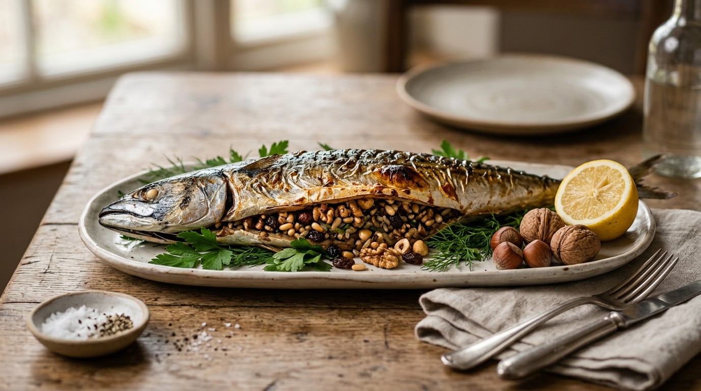 Turkse Gevulde Makreel recept Turkse Gevulde Makreel recept