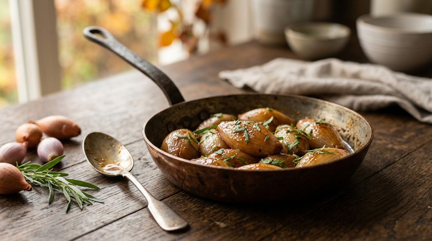 Uitjes Gestoofd met Dragon en Madeira recept Uitjes Gestoofd met Dragon en Madeira recept