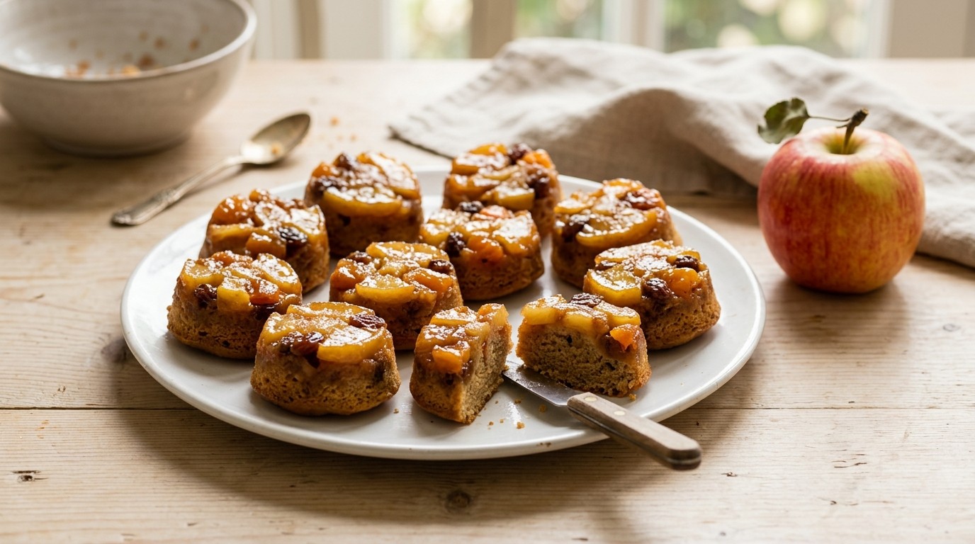 Upside Down Special Cake Bites recept Upside Down Special Cake Bites recept