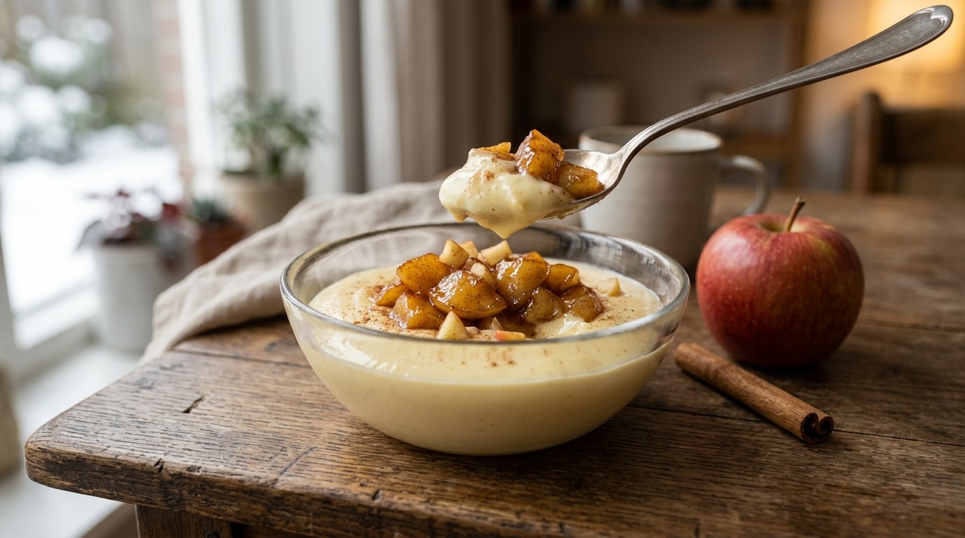 Vanillevla met Gebakken Appel