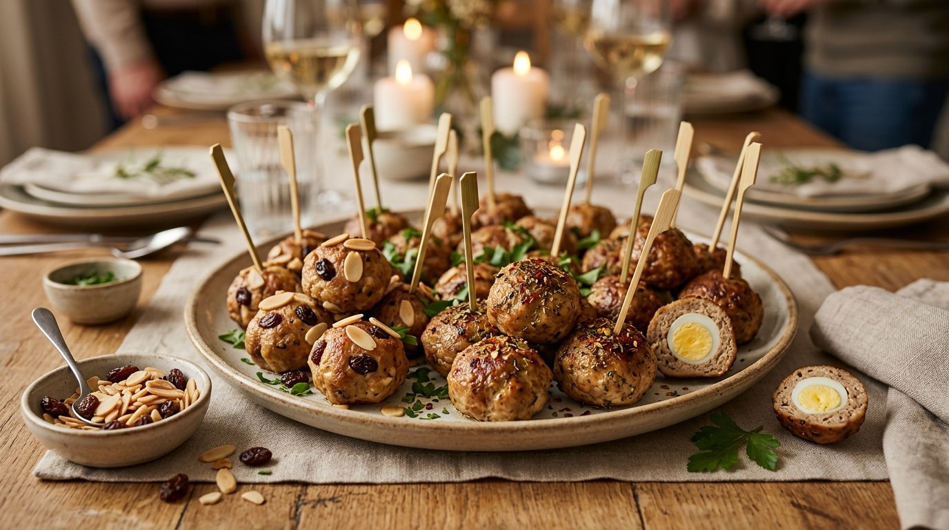Variatiegehaktballen Voor Buffet
