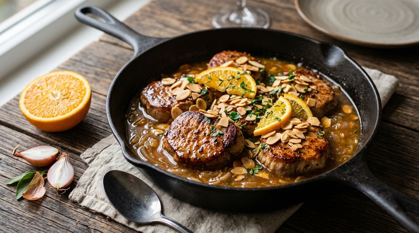 Varkensfilet met Sinaasappel-sojasaus