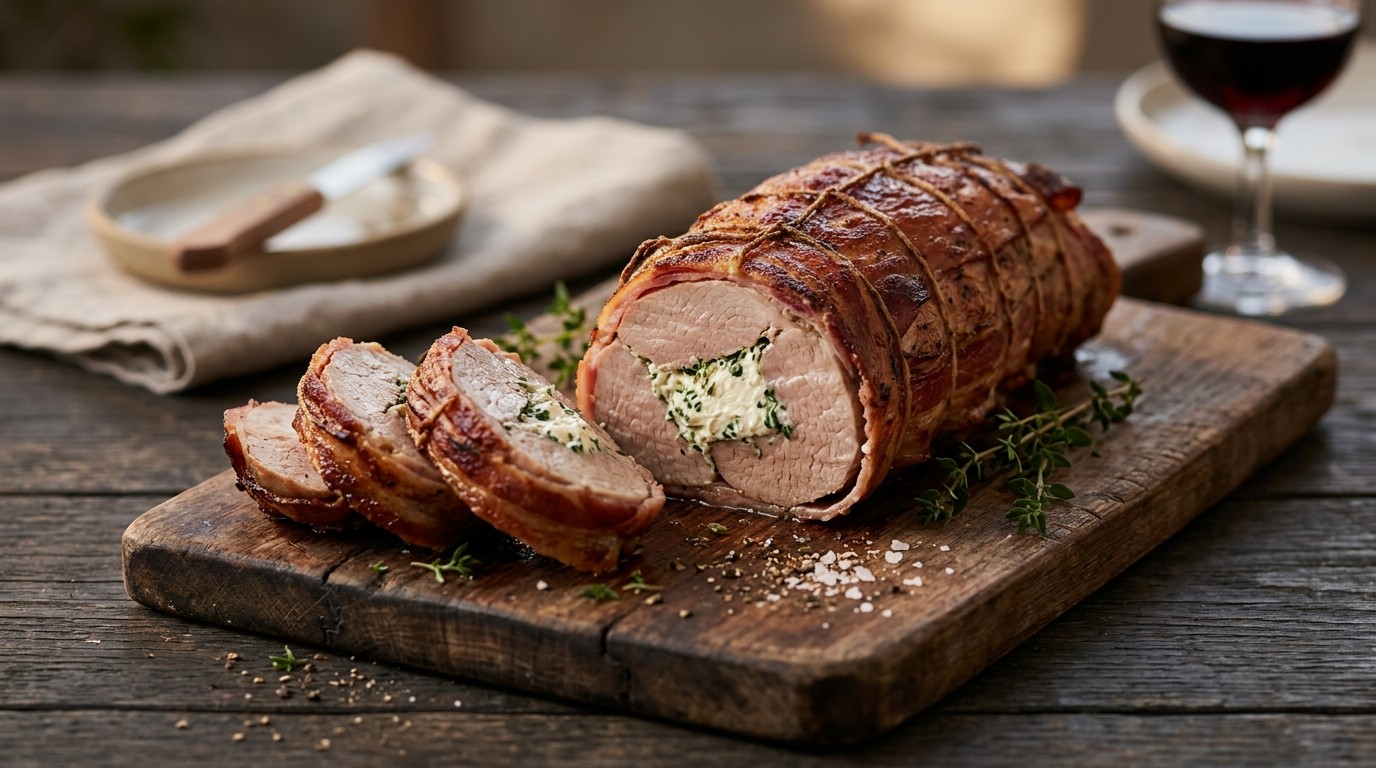 Varkenshaas met Bacon