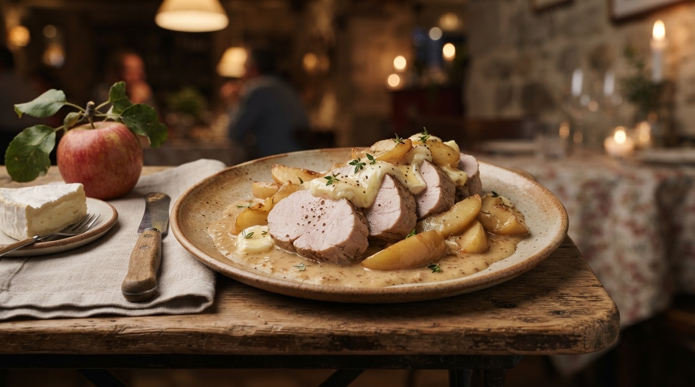 Varkenshaas met Calvados