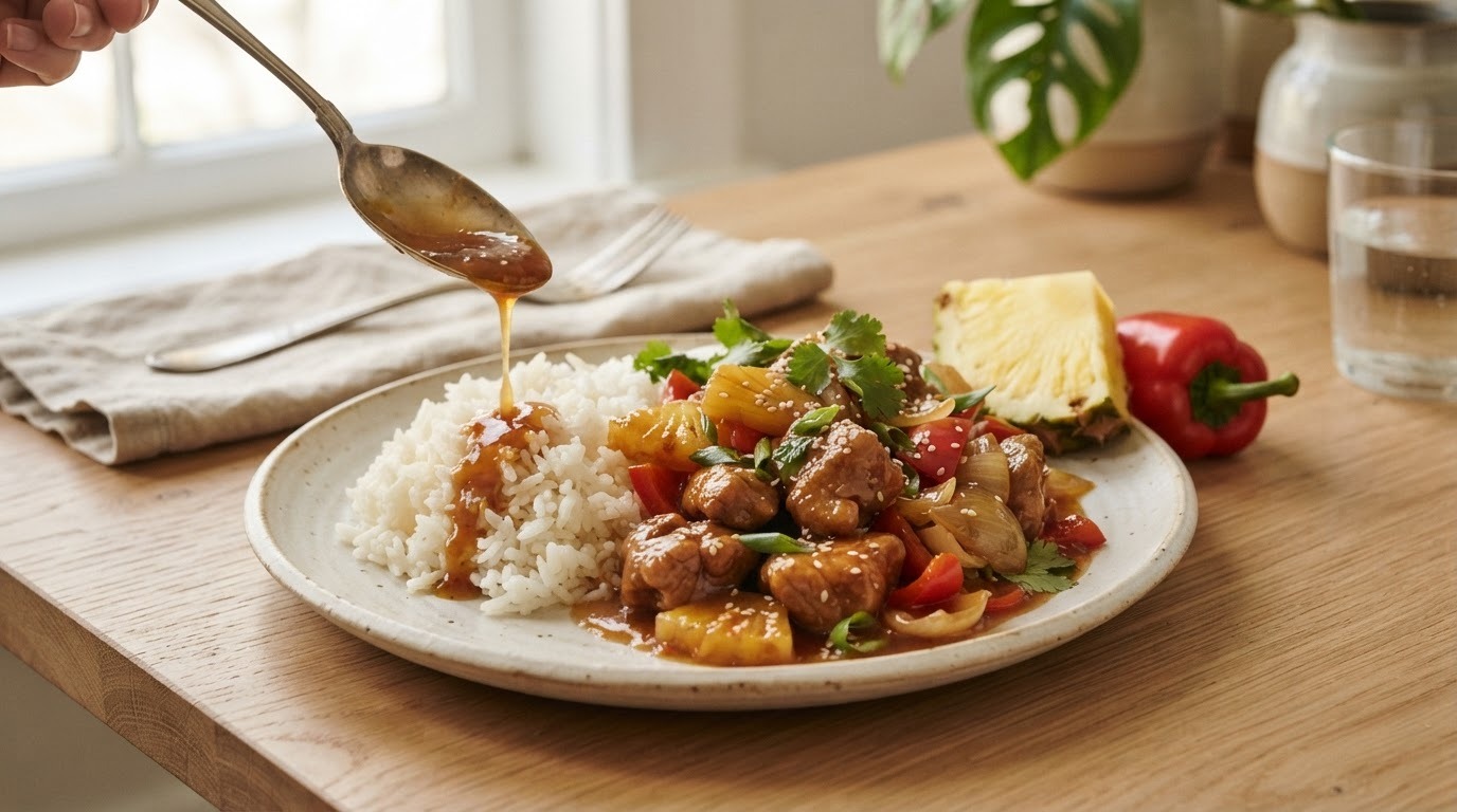 Varkensvlees in Zoetzure Saus