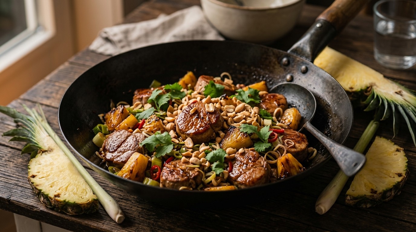 Varkensvlees met Ananas recept Varkensvlees met Ananas recept