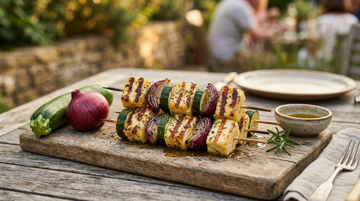 Vegetarisch Spiesje Voor op de BBQ recept Vegetarisch Spiesje Voor op de BBQ recept