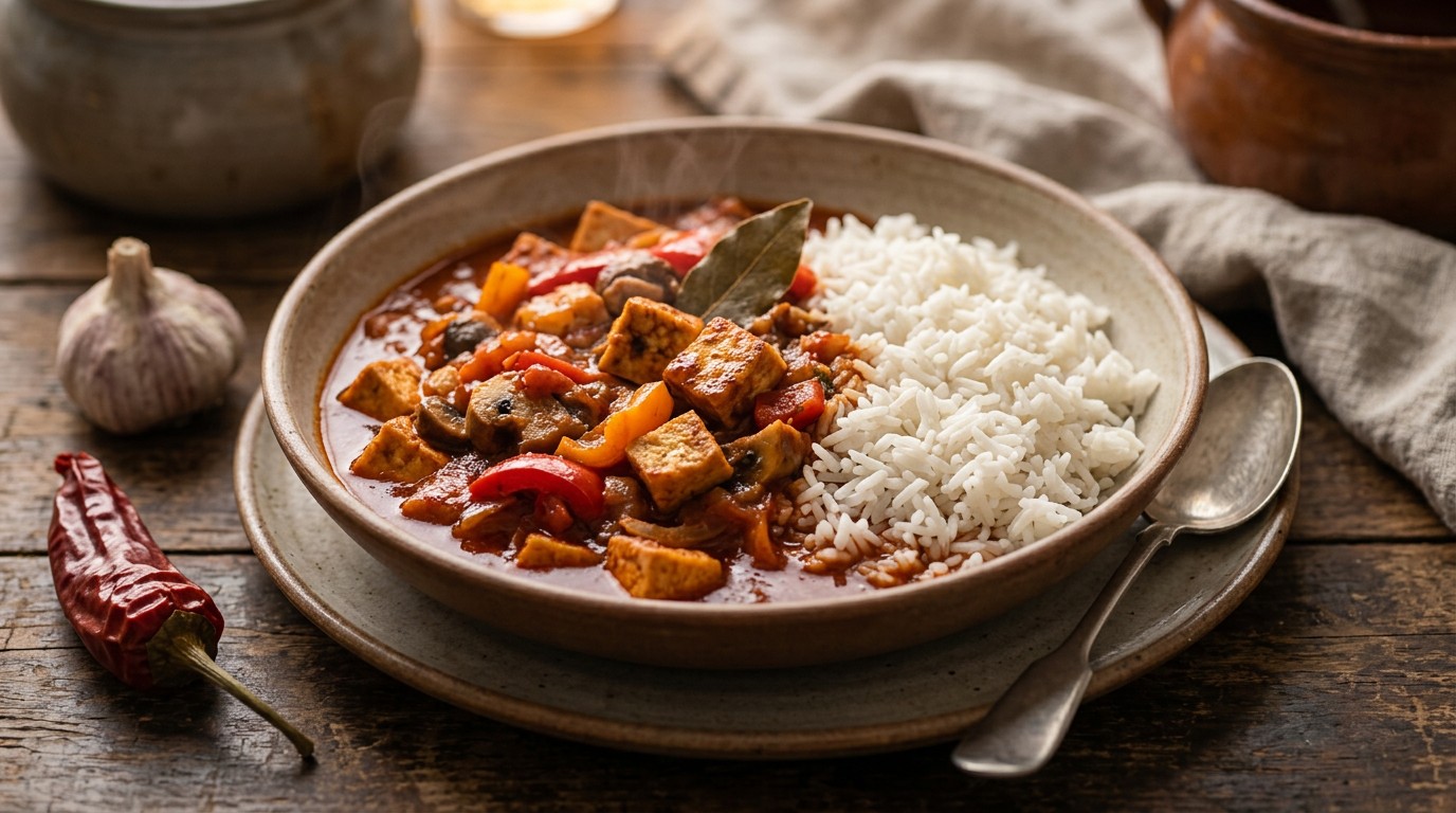 Vegetarische Goulash recept Vegetarische Goulash recept