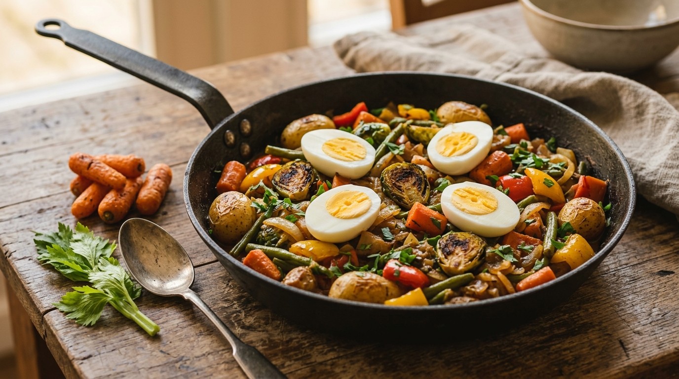 Vegetarische Groentenpan recept Vegetarische Groentenpan recept