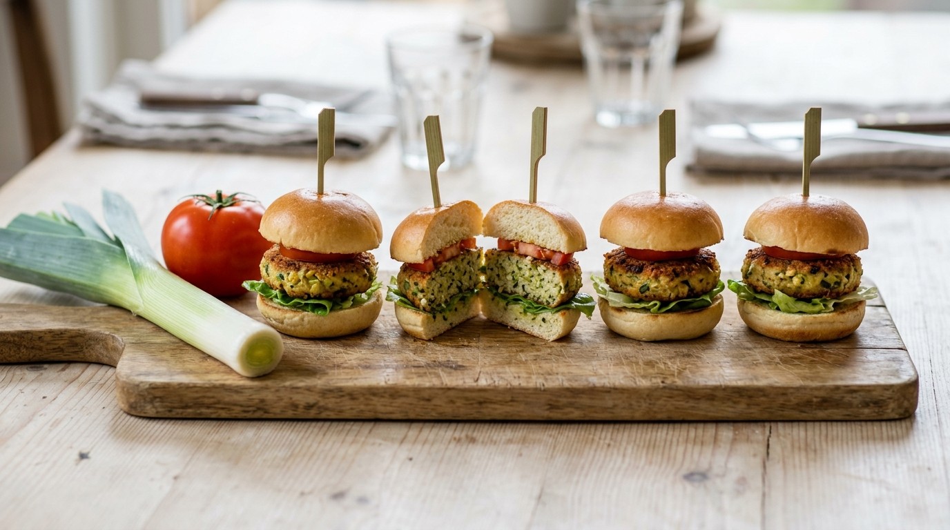 Vegetarische Mini Burgers (glutenvrij)