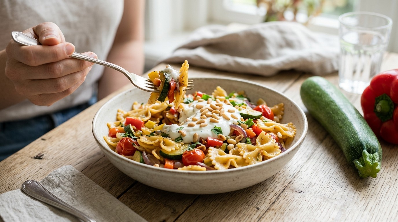Vegetarische Pasta recept Vegetarische Pasta recept