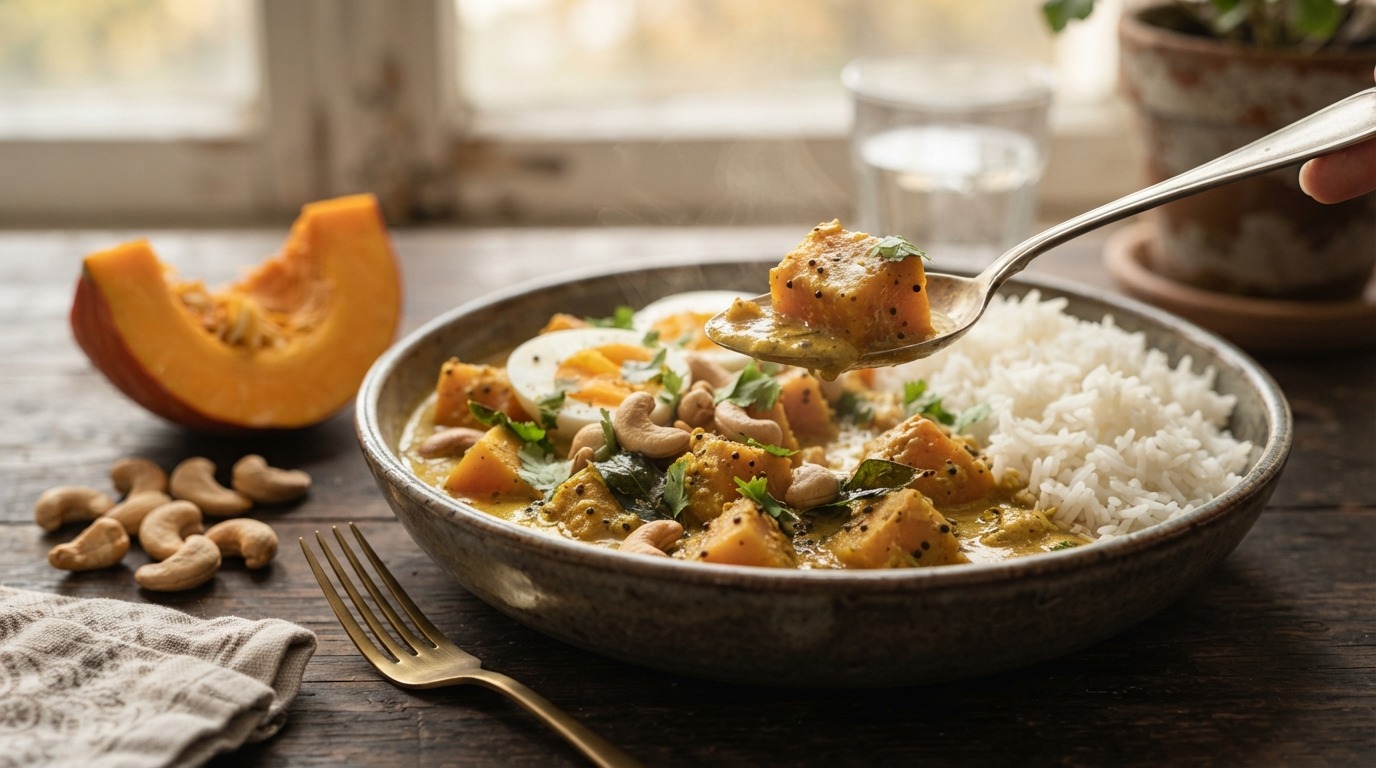 Vegetarische Pompoencurry