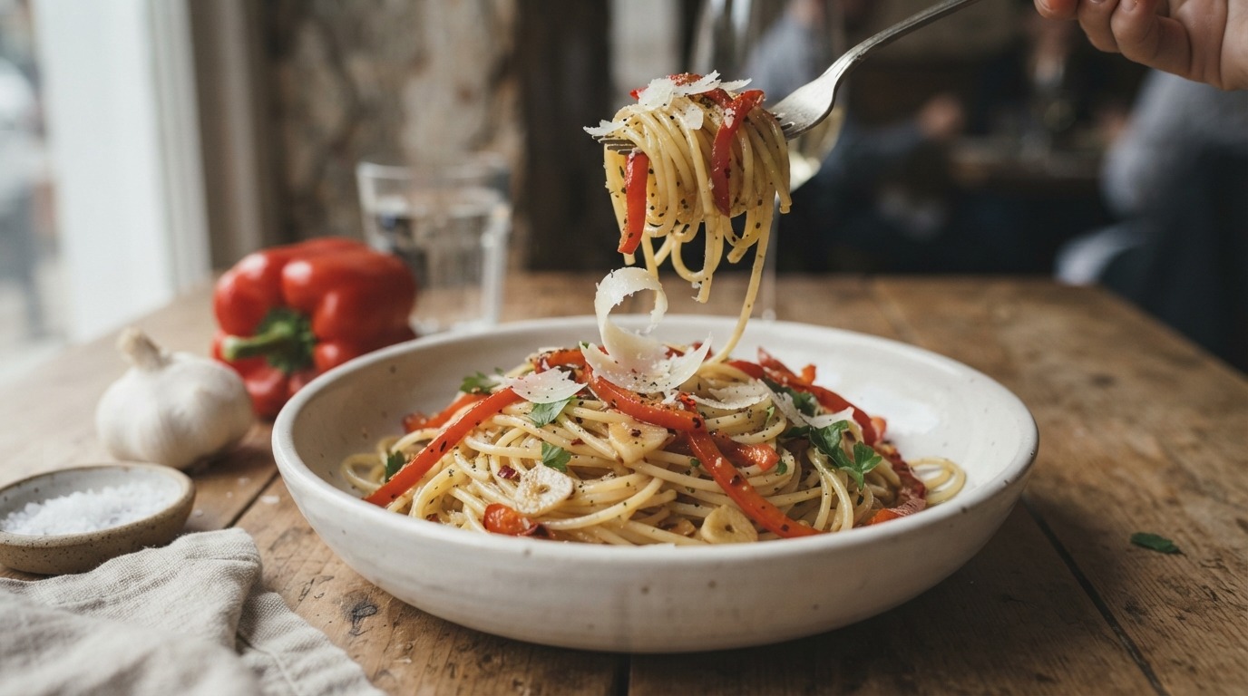 Vegetarische Spaghetti recept Vegetarische Spaghetti recept