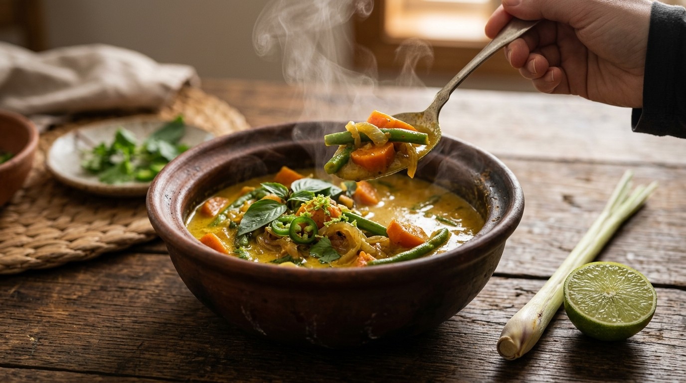 Vegetarische Vietnamese Groentenkerrie