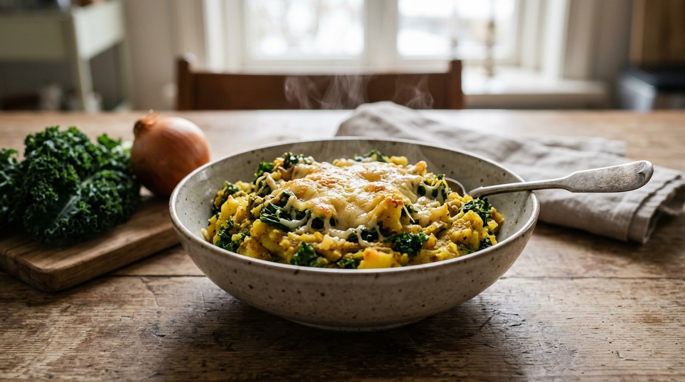 Veggie Indische Boerenkool Stamppot