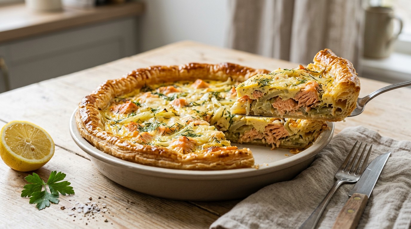 Venkeltaart met Zalm