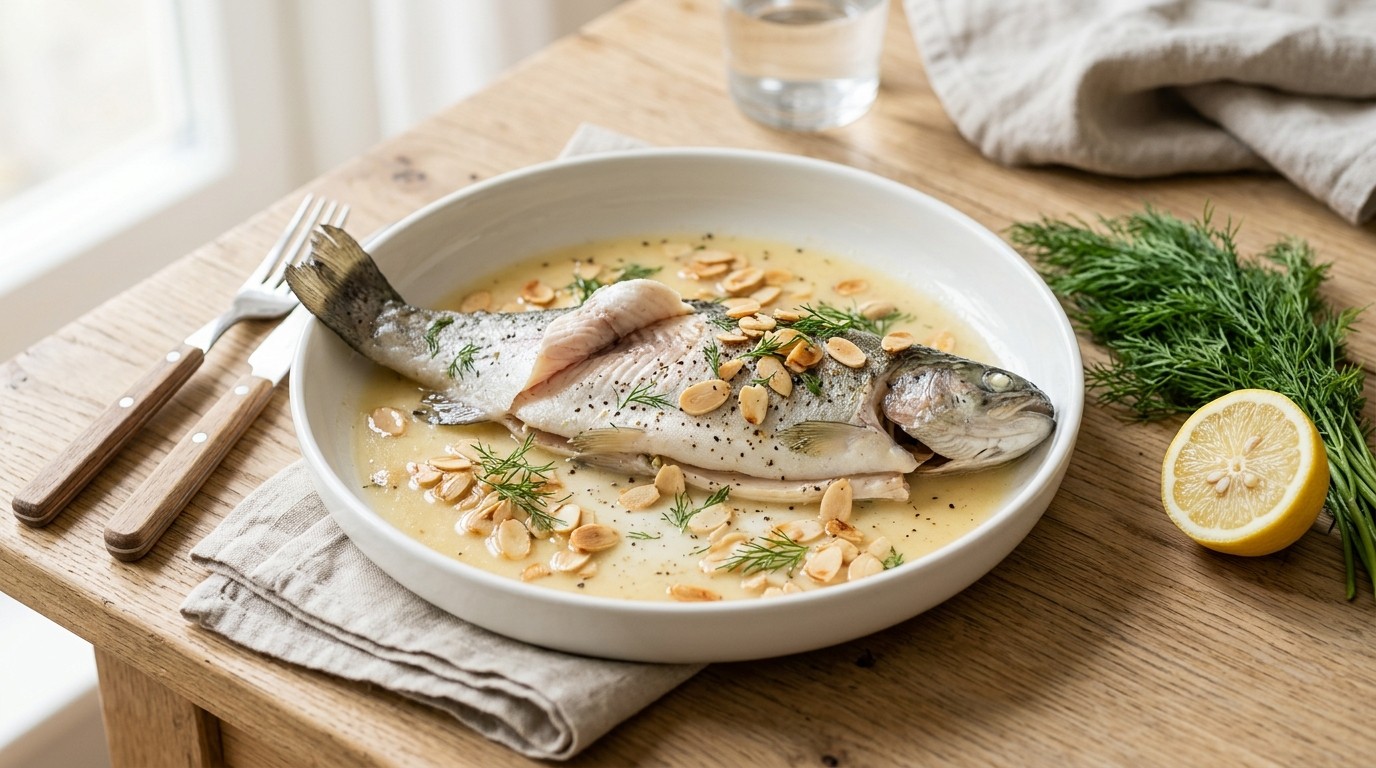Vis Forel met Amadelenjus recept Vis Forel met Amadelenjus recept