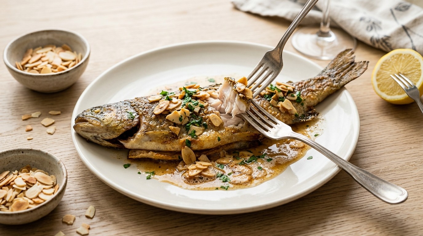 Vis Forel met Amandelen 2 recept Vis Forel met Amandelen 2 recept
