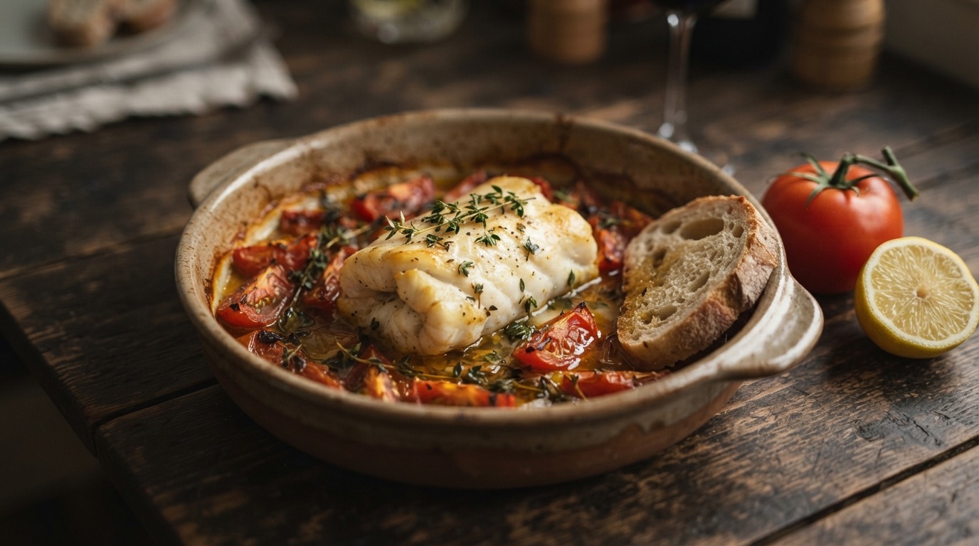 Visfilet met Tomaten