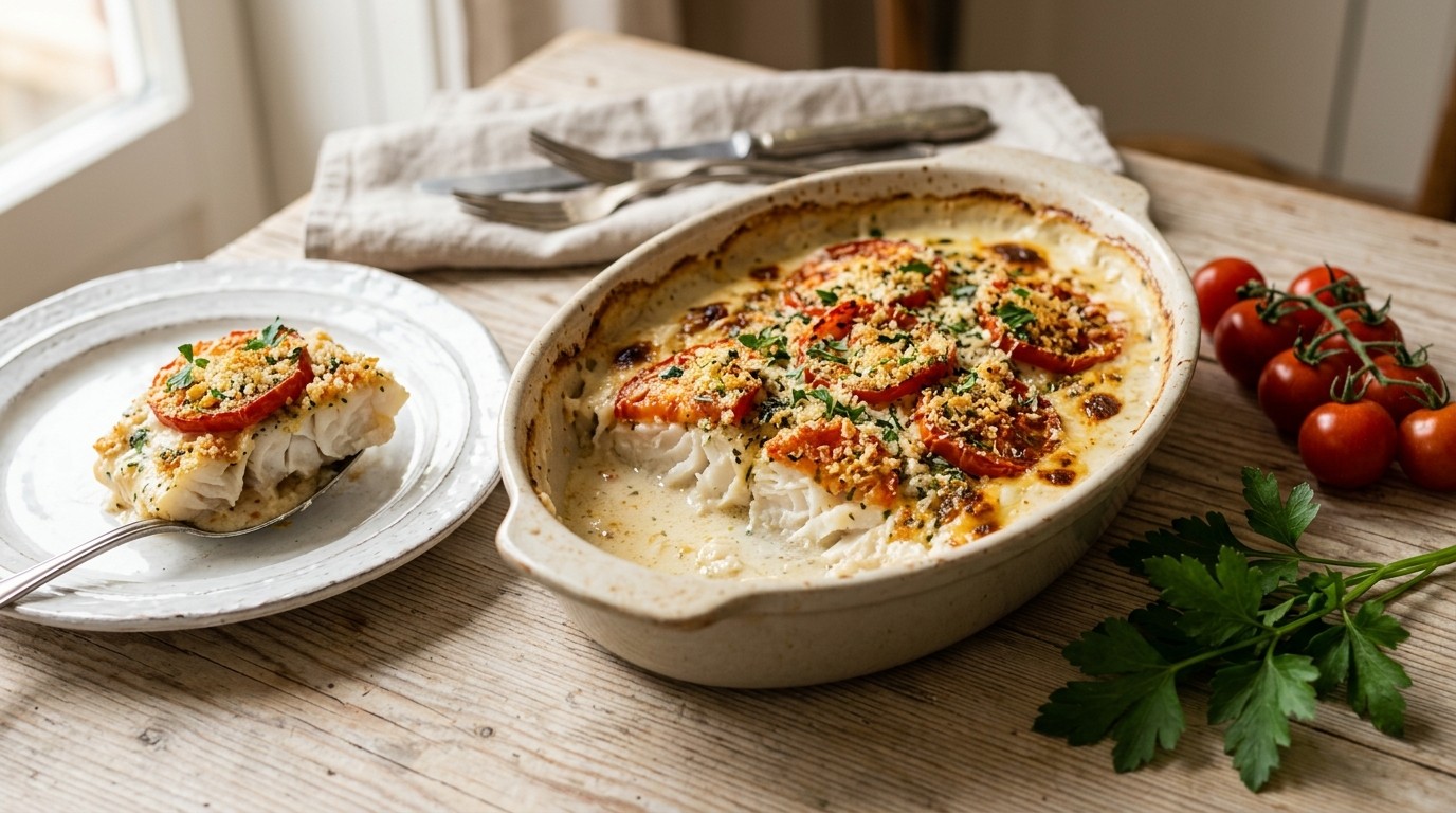 Visfilet met Tomatenkorst