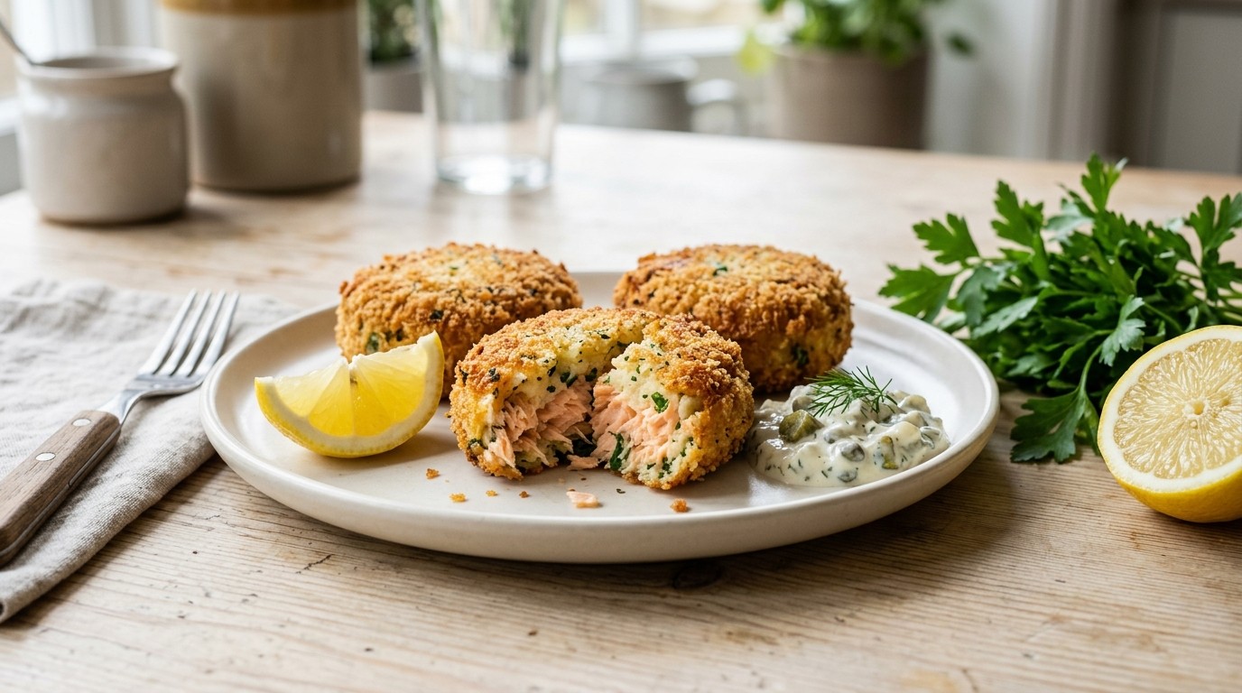 Viskoekjes van Zalm
