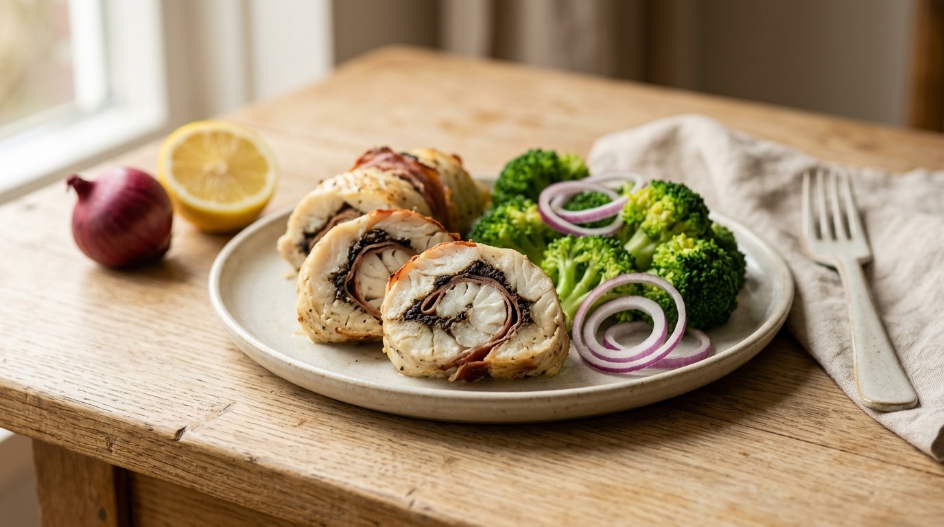 Visrolletjes met Broccoli