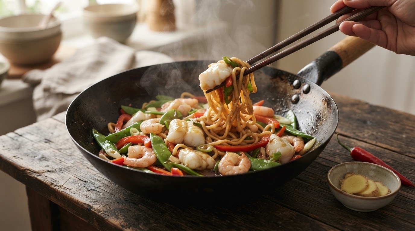 Viswok recept Viswok recept