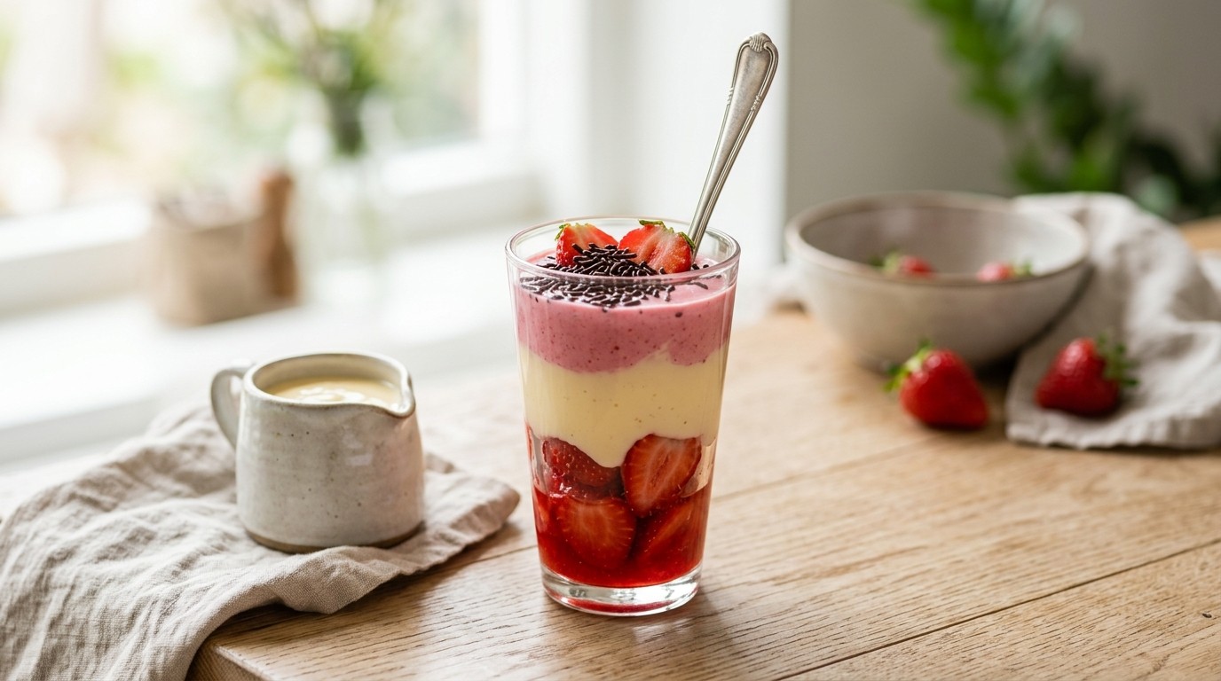 Vlaflip met Aardbeien