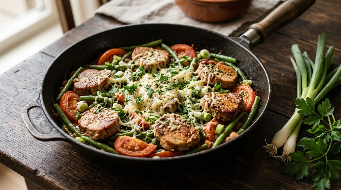 Vleespannetje met Bonen en Tomaten recept Vleespannetje met Bonen en Tomaten recept
