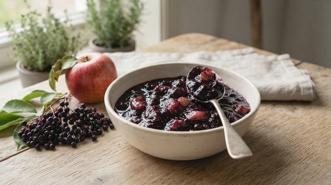 Vlierbessen/appelmoes