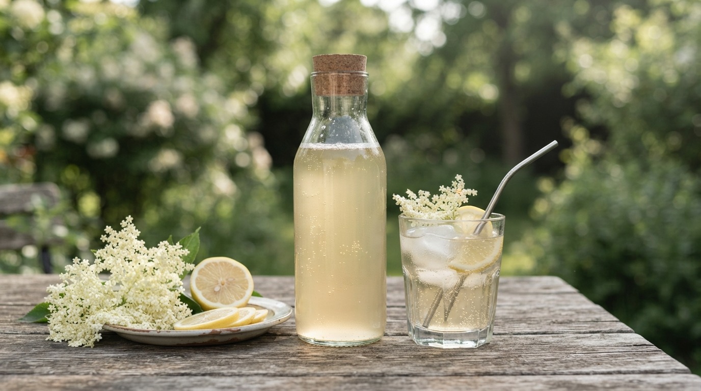 Vlierbloesemlimonade recept Vlierbloesemlimonade recept