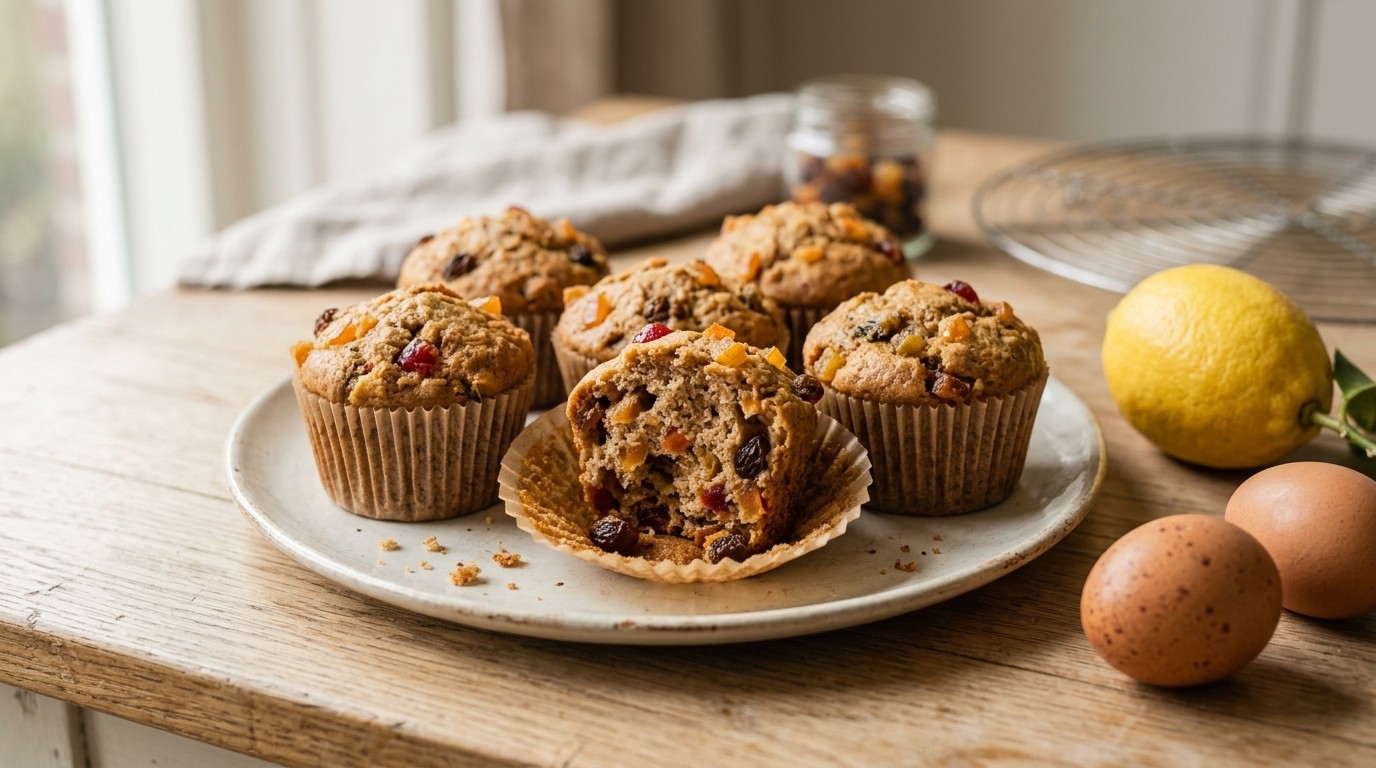 Volkoren Cakejes met Tutti Frutti