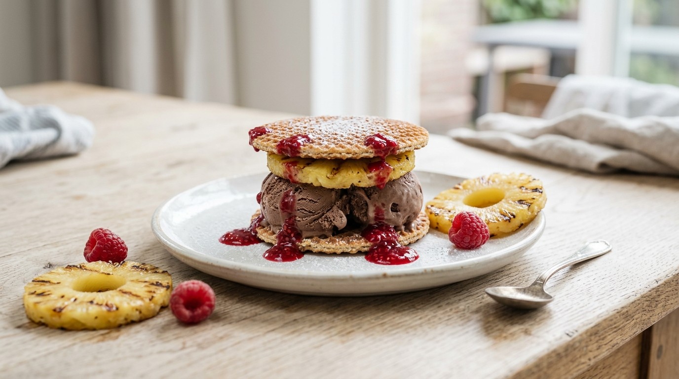 Wafelijsburger