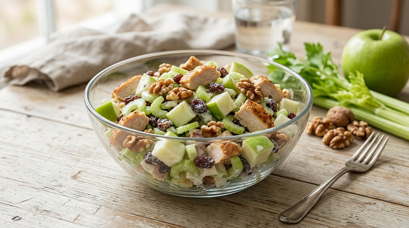Waldorfsalade met kip recept Waldorfsalade met kip recept