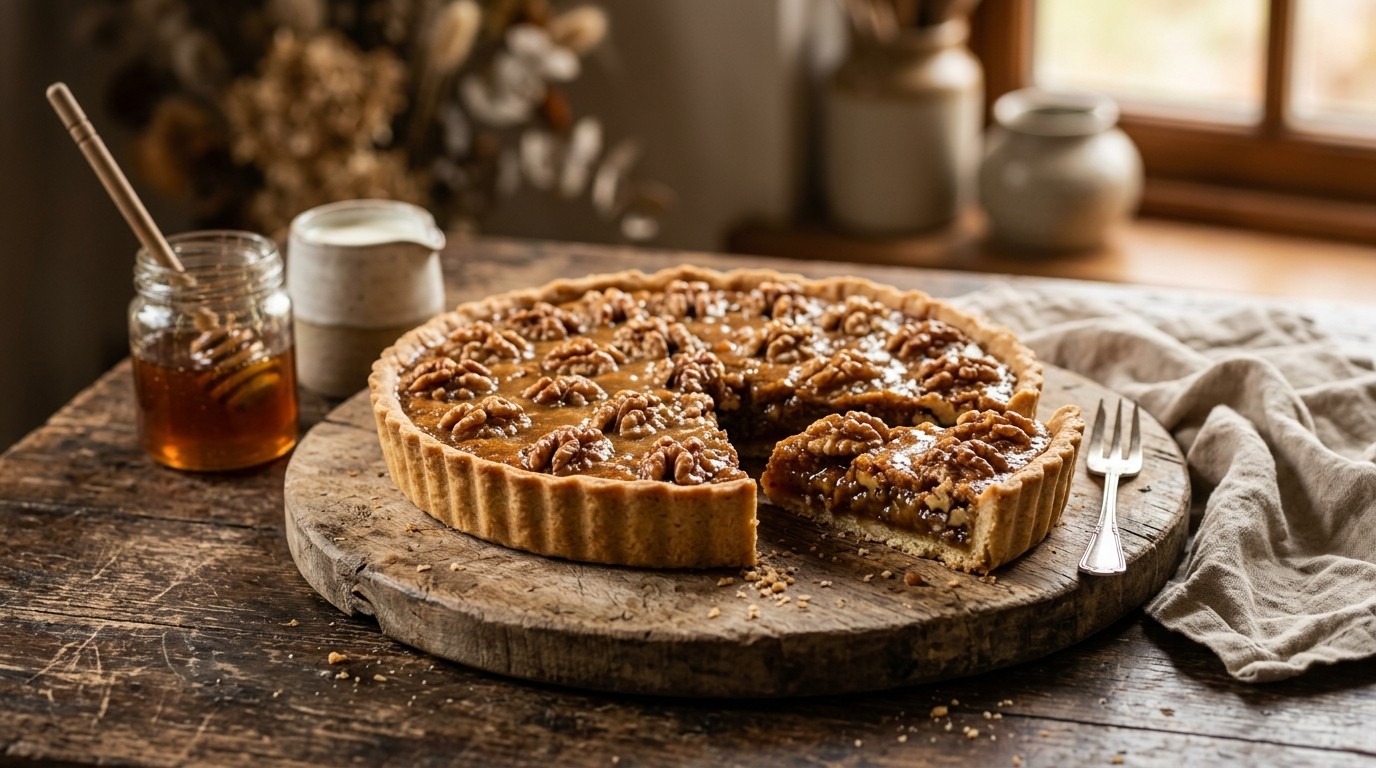 Walnotentaart recept Walnotentaart recept