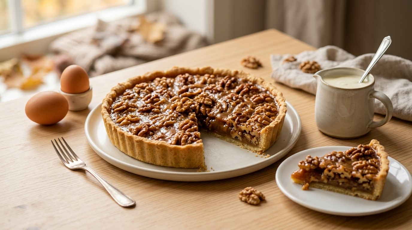 Walnotentaart recept Walnotentaart recept
