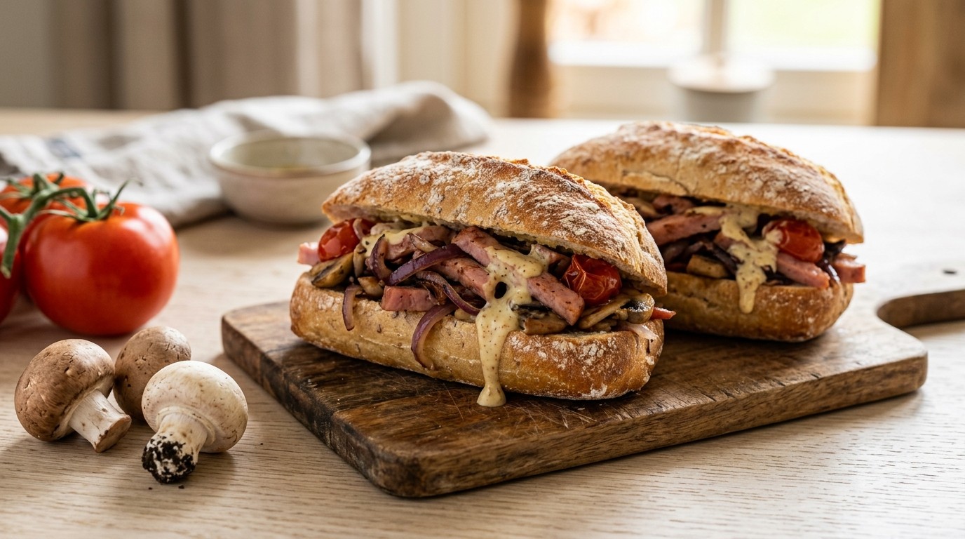 Warme ham Salade