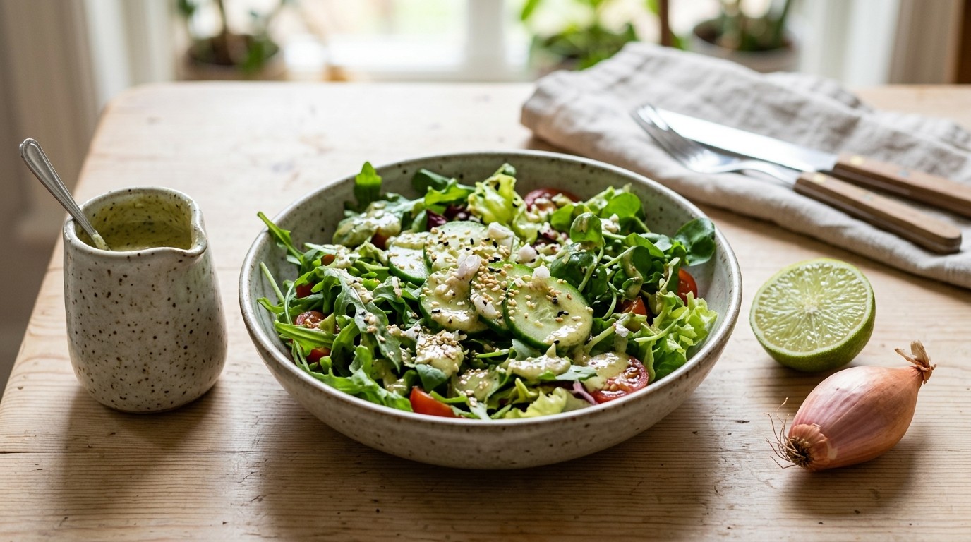 Wasabidressing met Sesam recept Wasabidressing met Sesam recept