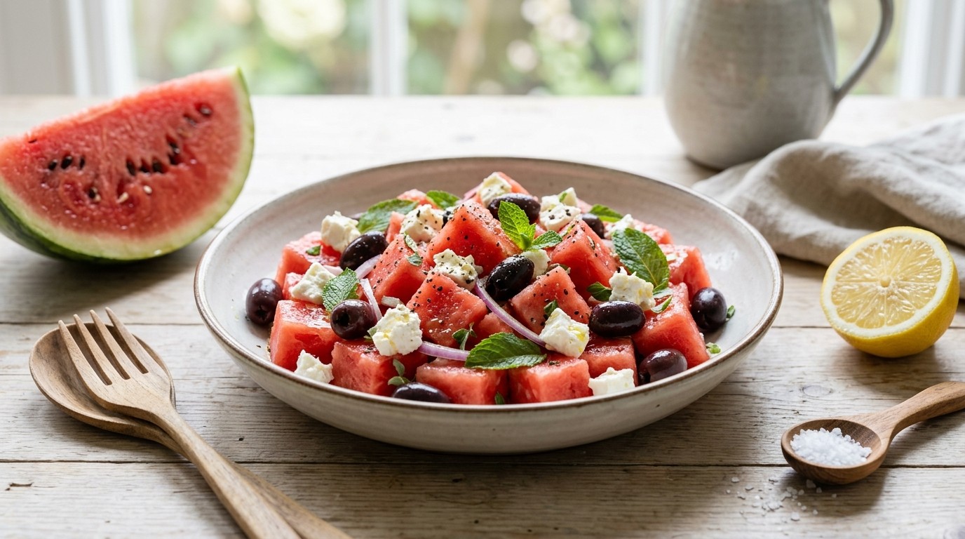 Watermeloen Salade