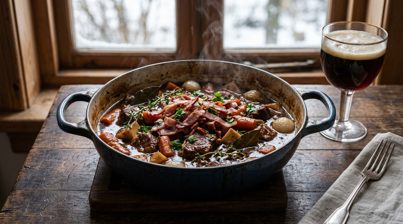 Winterse Stoofpot met Abdijbier