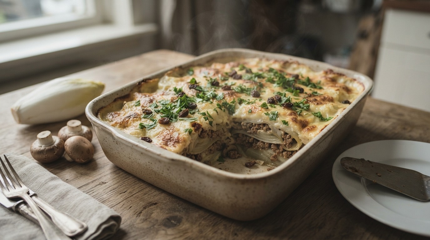 Witlof met Gehakt uit de Oven