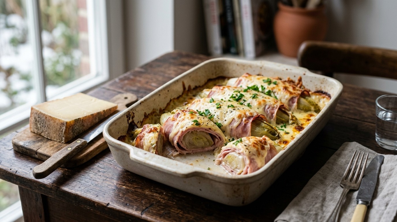 Witlof met ham en Kaas