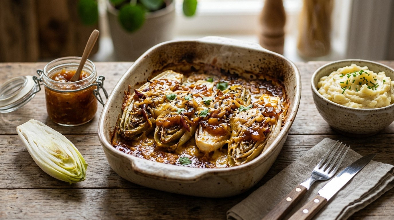 Witlof met Mangochutney