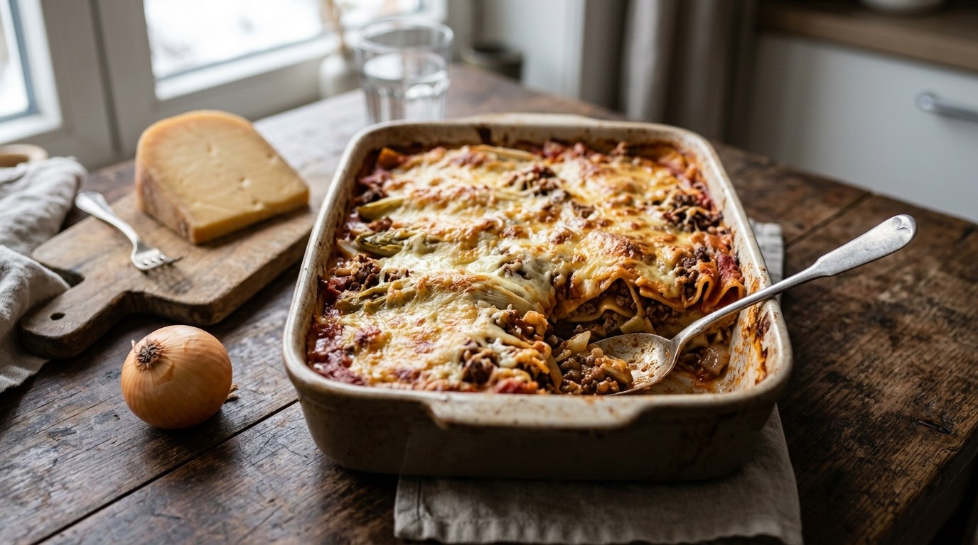 Witlof met Spagheroni en Gehakt