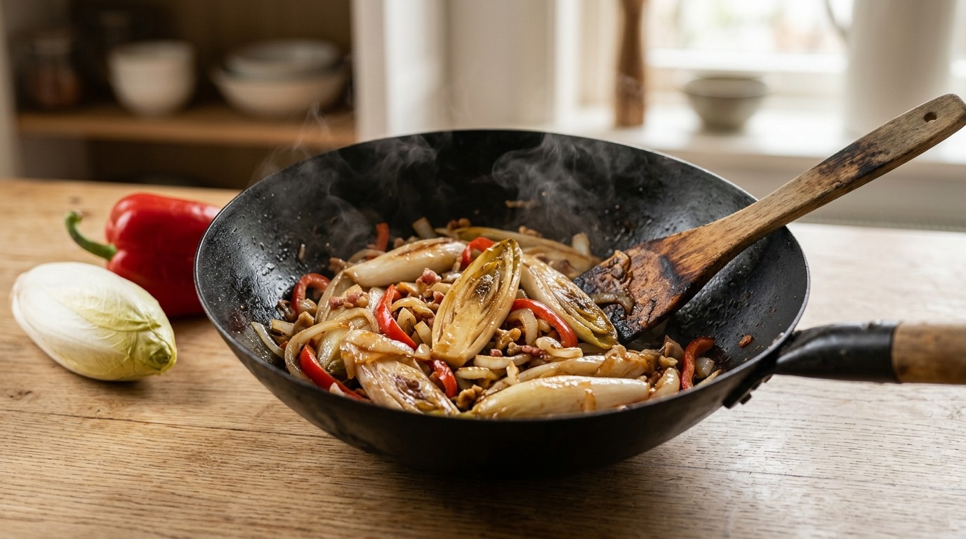 Witlof uit de wok
