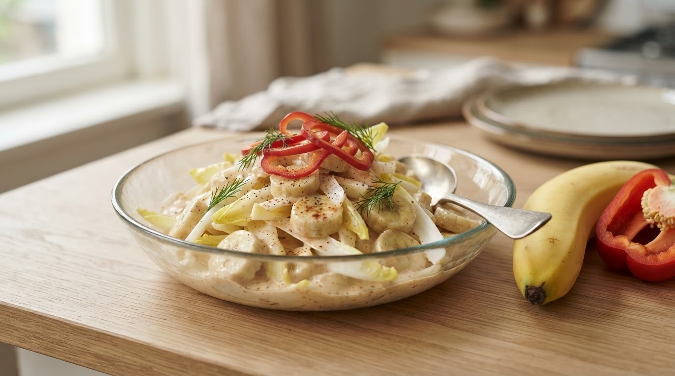 Witlofsalade met Banaan